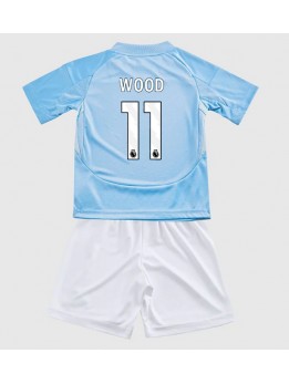 Nottingham Forest Chris Wood #11 Replika Tredje Kläder Barn 2024-25 Kortärmad (+ byxor)